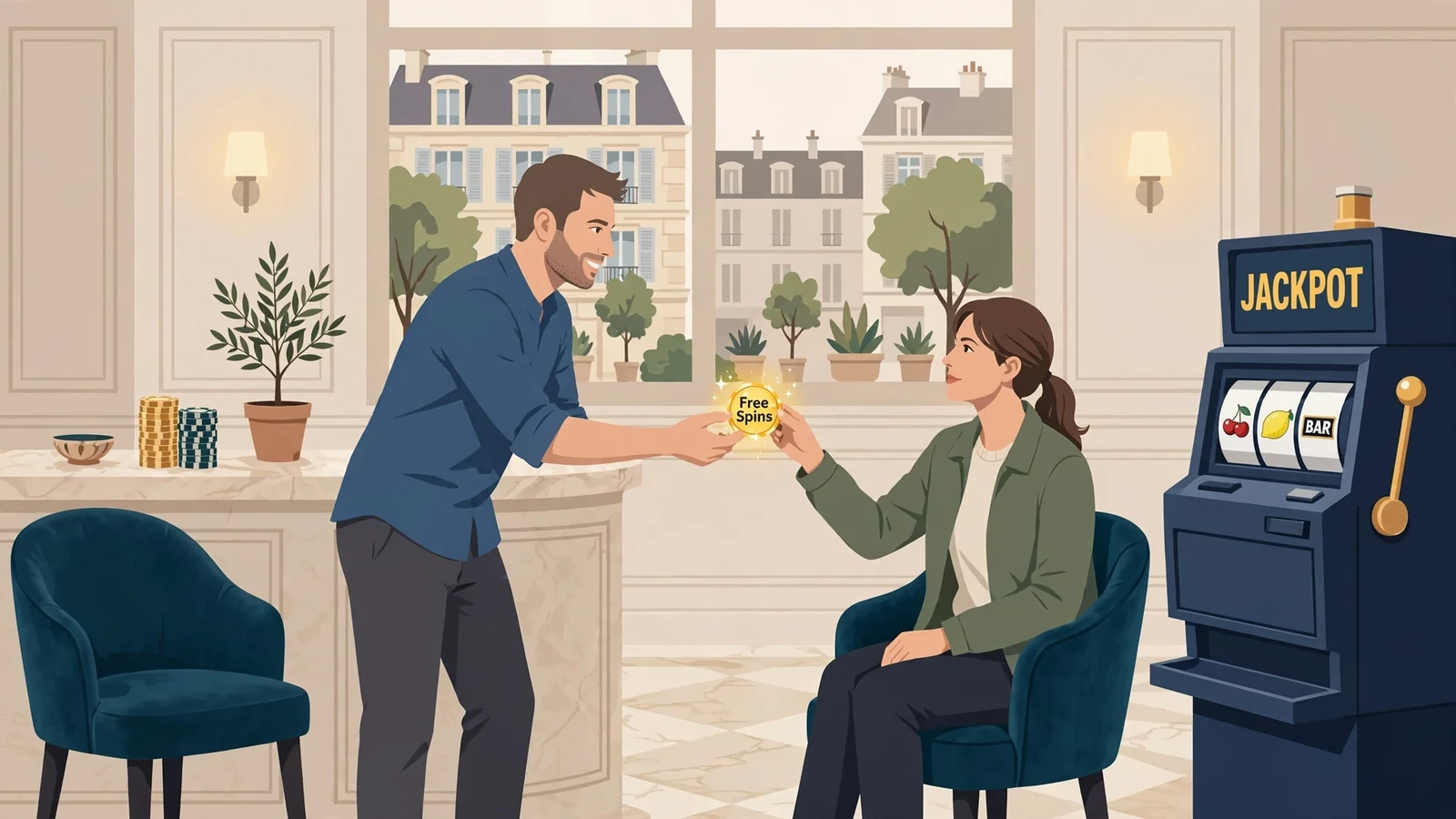 Free spins sans dépôt : offres et conditions