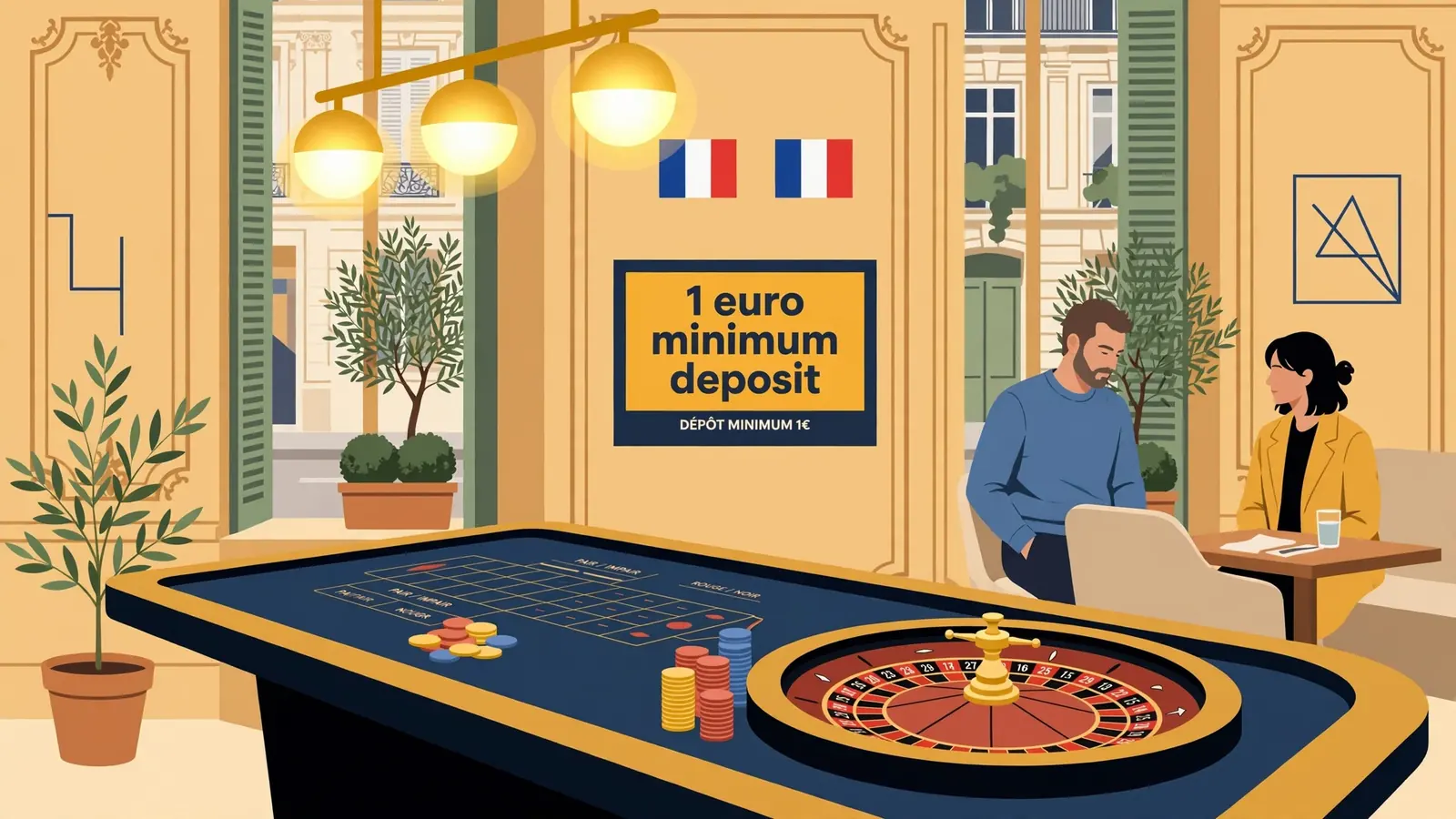 Casino dépôt minimum 1 euro : cadre légal français