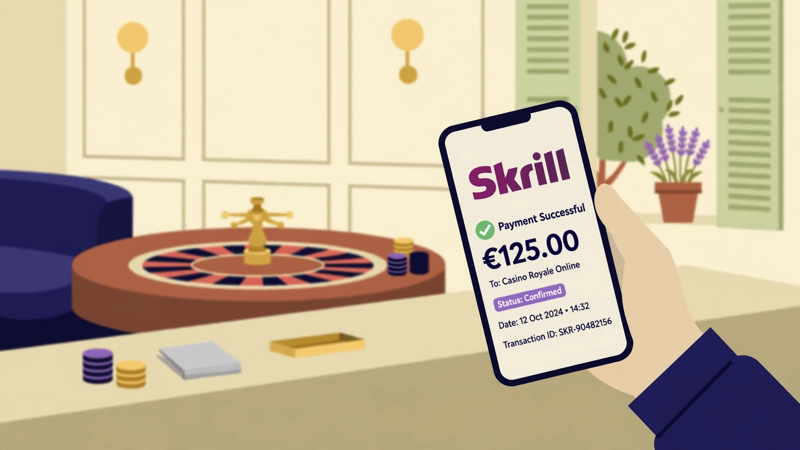 Casino en ligne qui accepte Skrill : fonctionnement