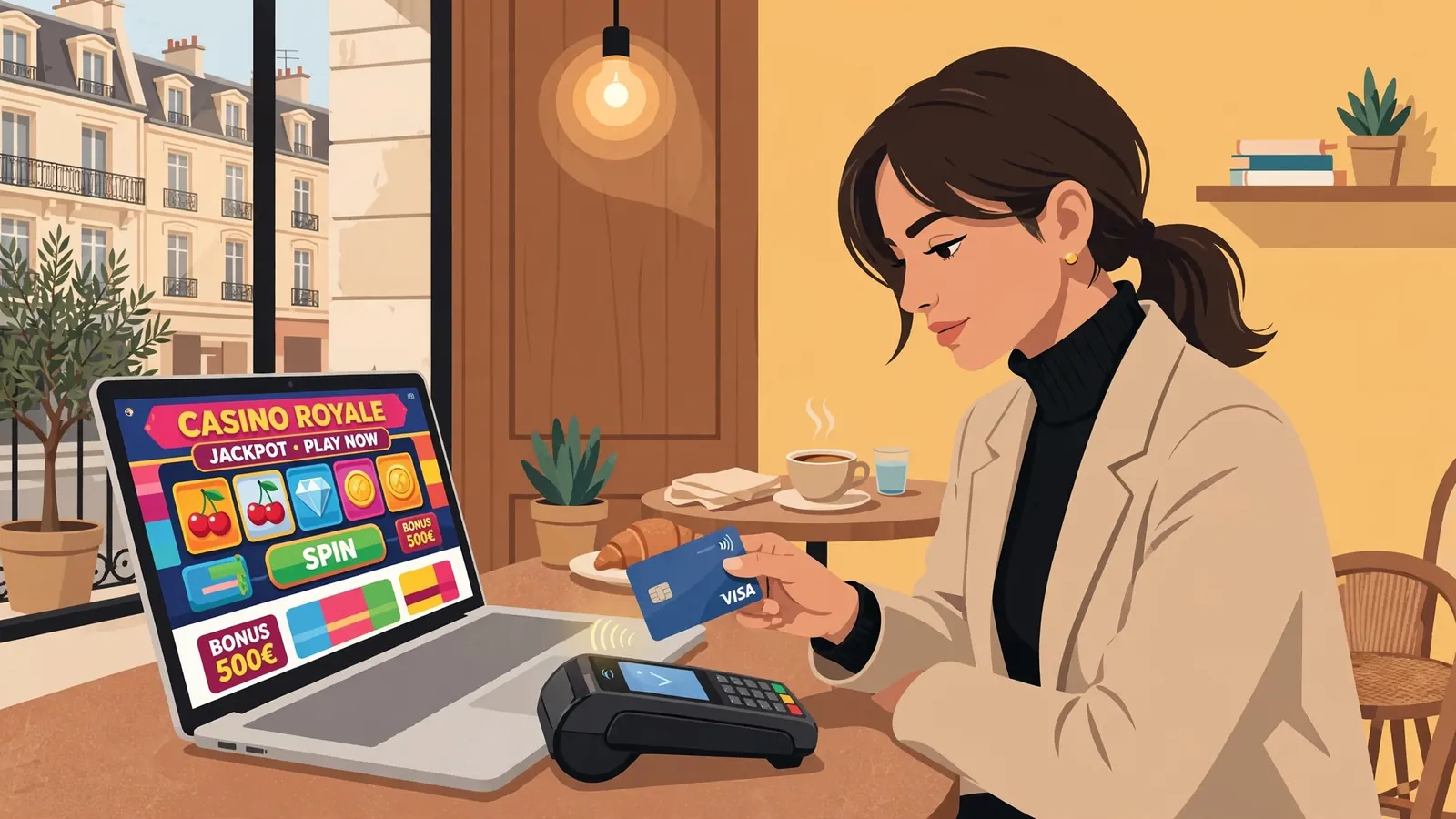 Casino en ligne qui accepte Visa : paiements sécurisés