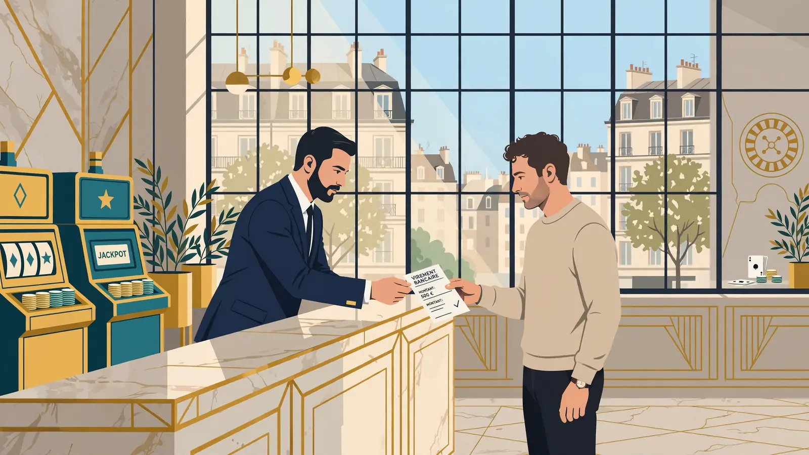 Casino en ligne par virement bancaire : cadre légal
