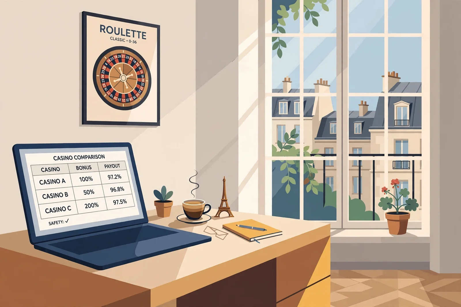 Comparatif des casinos en ligne en France