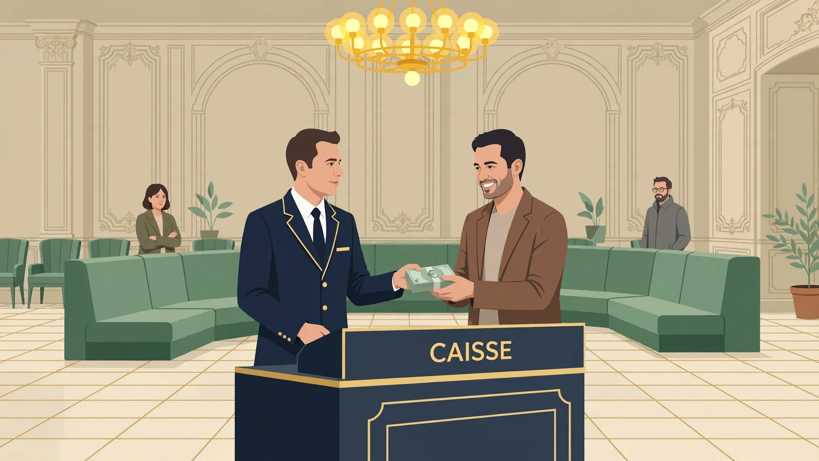 Jusqu’à combien un casino paie en espèces