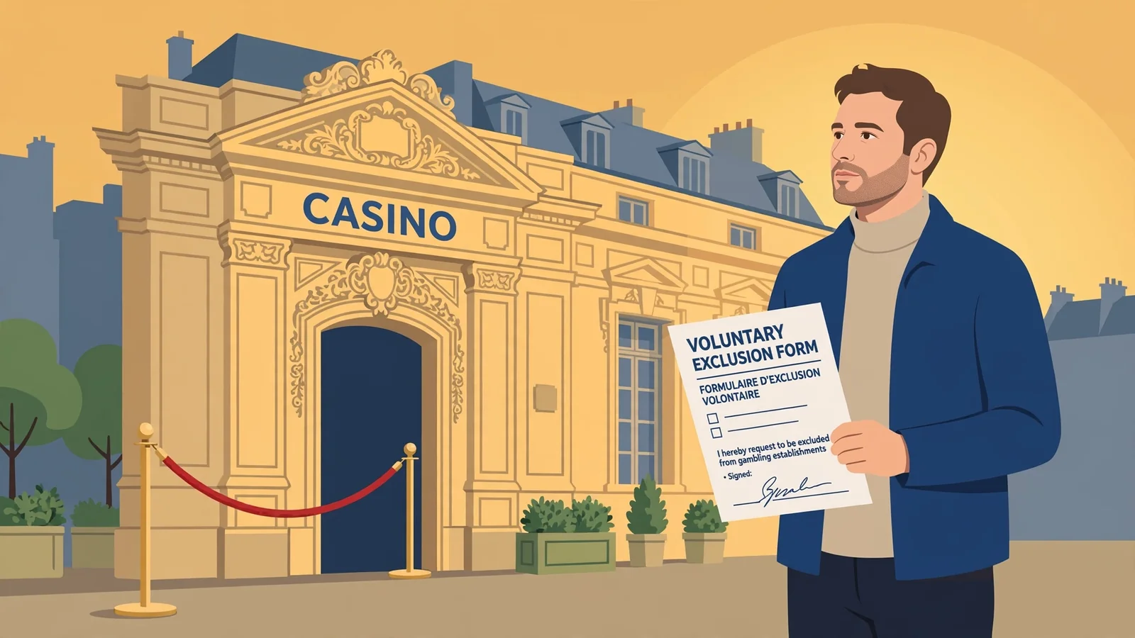 Lever une interdiction volontaire de casino en France