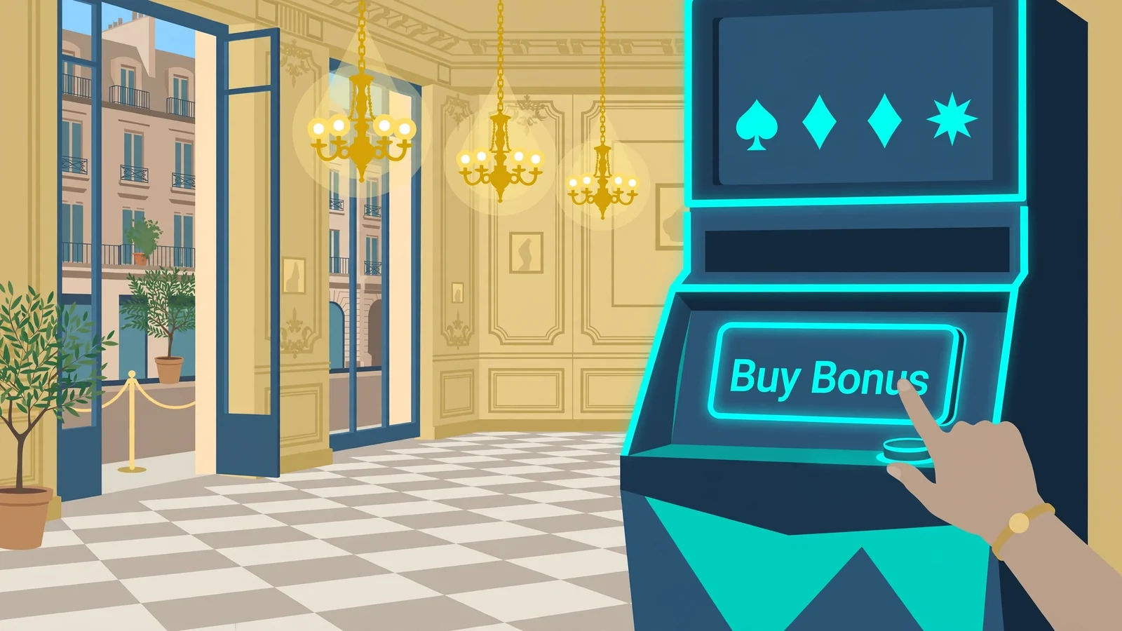 Machines à sous avec achat bonus : fonctionnement