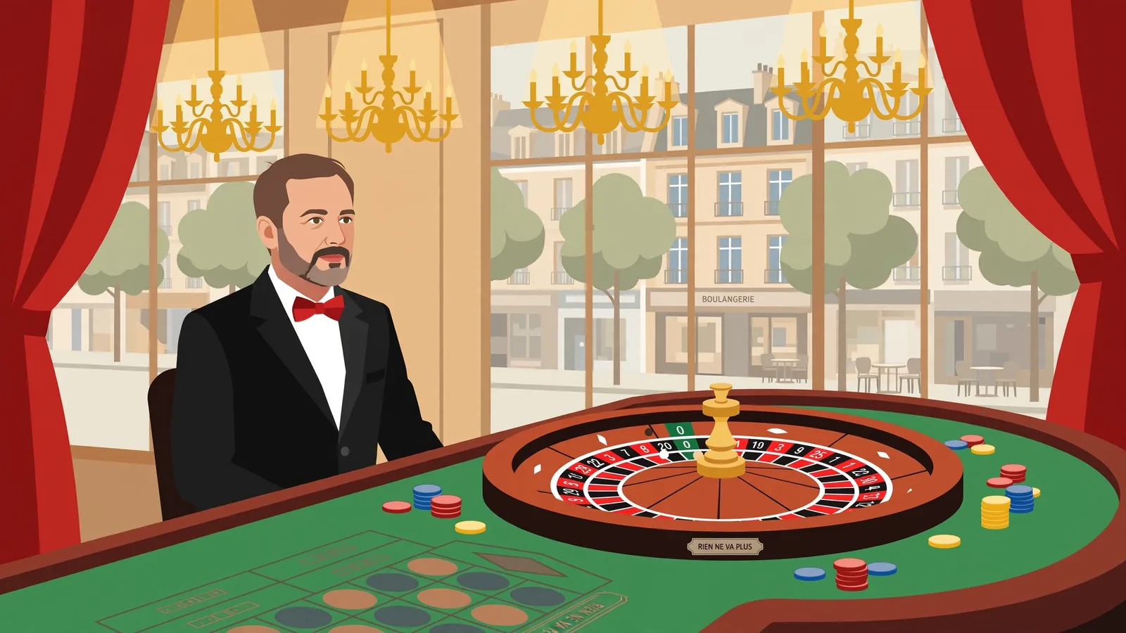 Roulette en direct avec croupiers francophones